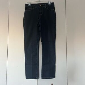 Jennifer Lopez Dark Blue Straight Leg Jeans